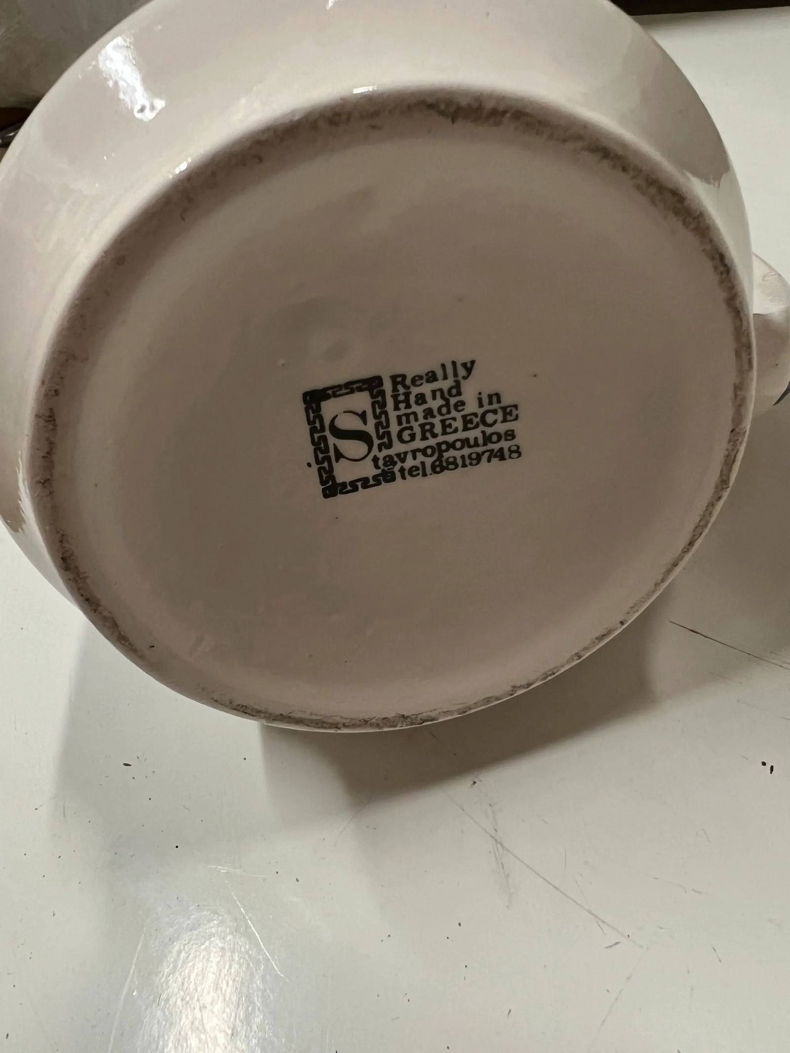 Vintage Greek Stein, Stavropoulos Pottery, Mug With Medieval Knights - 4