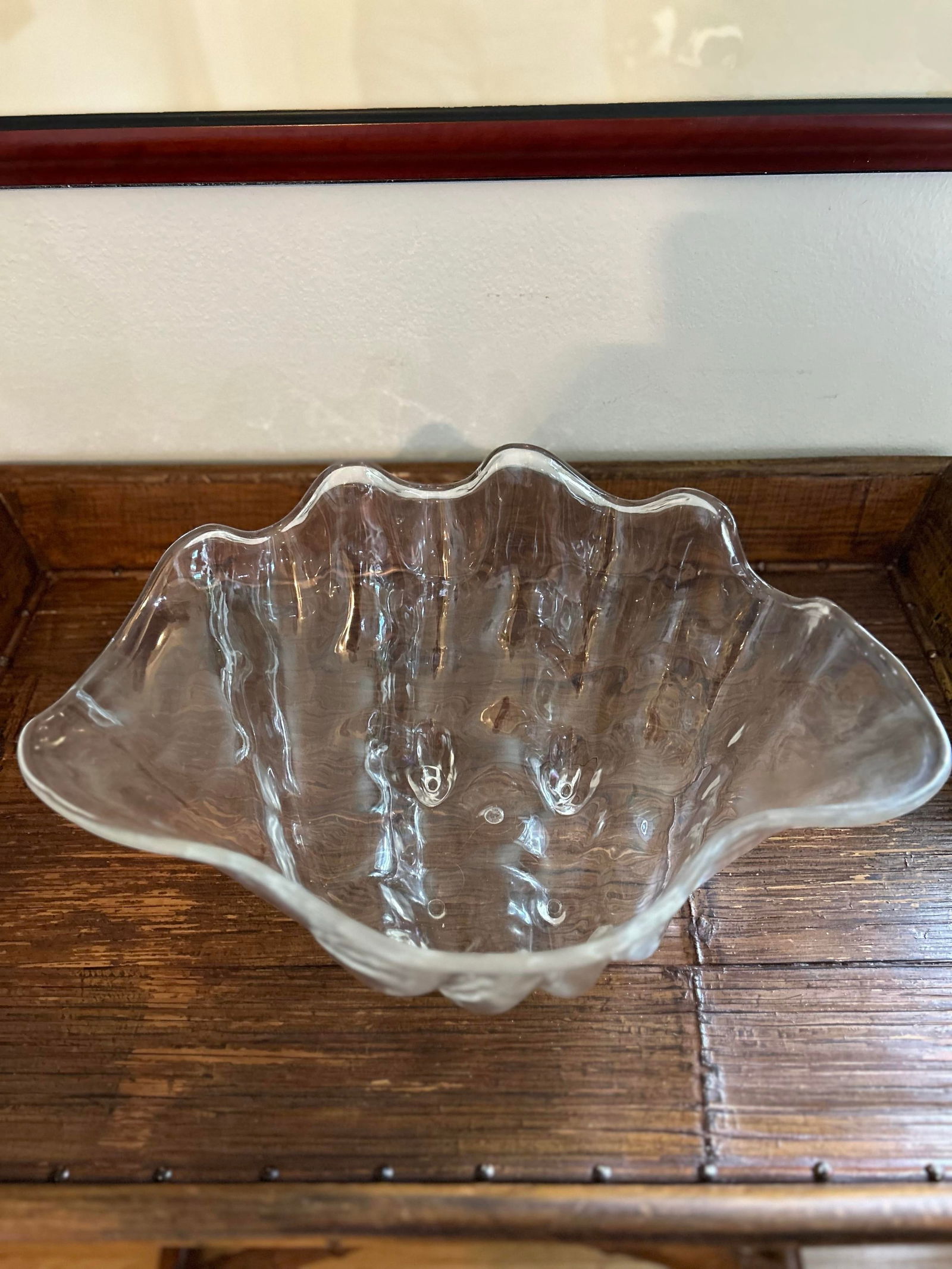 Vintage Acrylic or Lucite Clamshell Serving Set - 5 Pieces - 4