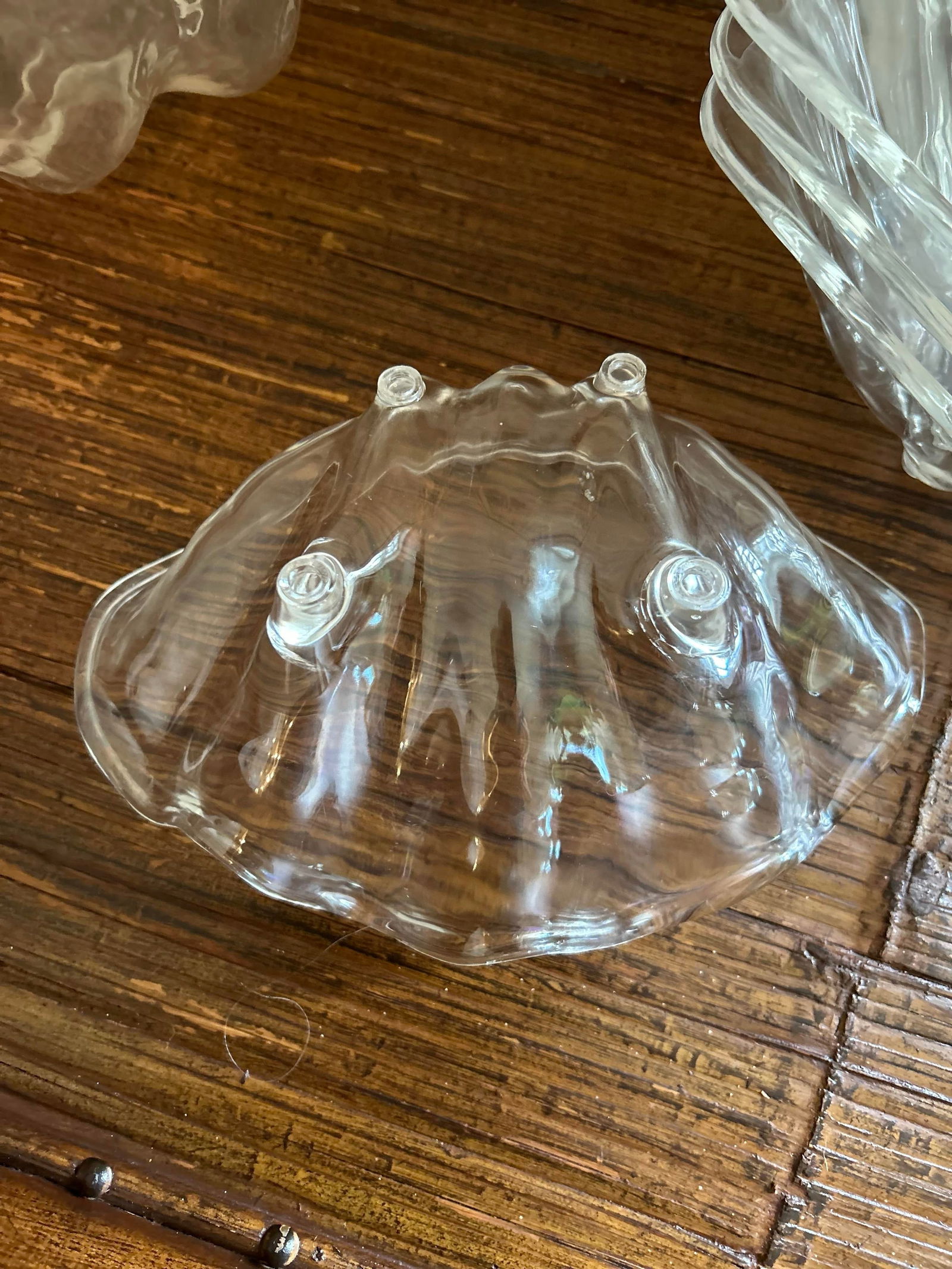 Vintage Acrylic or Lucite Clamshell Serving Set - 5 Pieces - 6