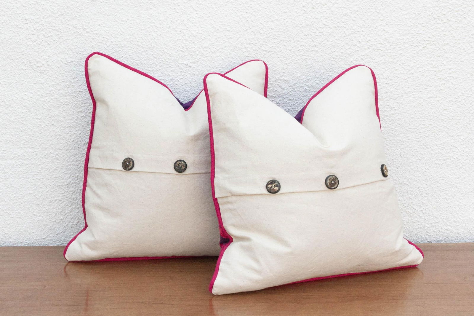 Tava Embroidered Floral Pillow, Pair - 6