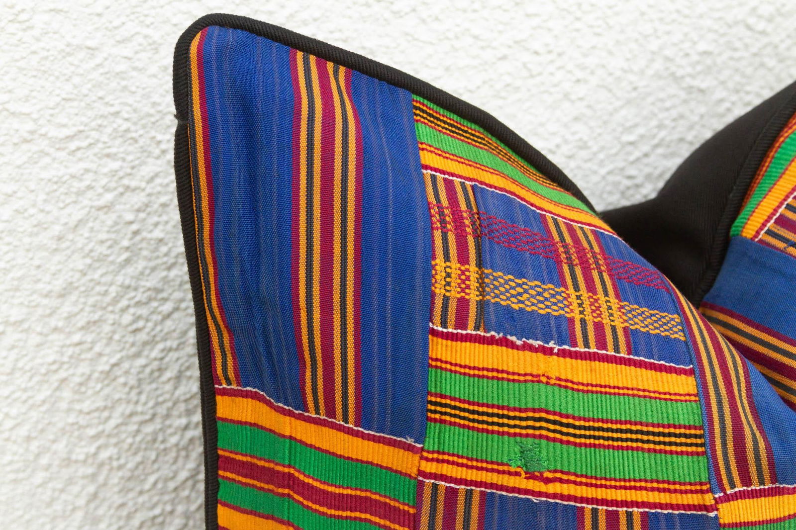 Kakum Vintage African Kente Pillow Cover - 3