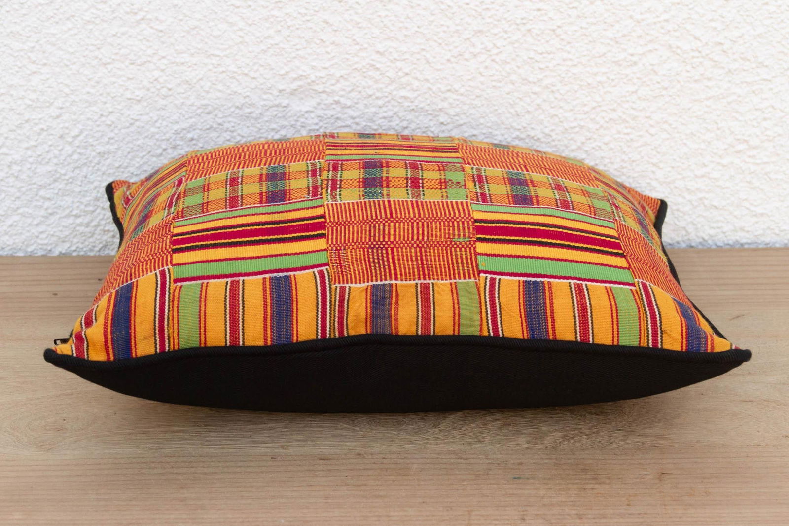 Adowa Vintage African Kente Pillow Cover - 4