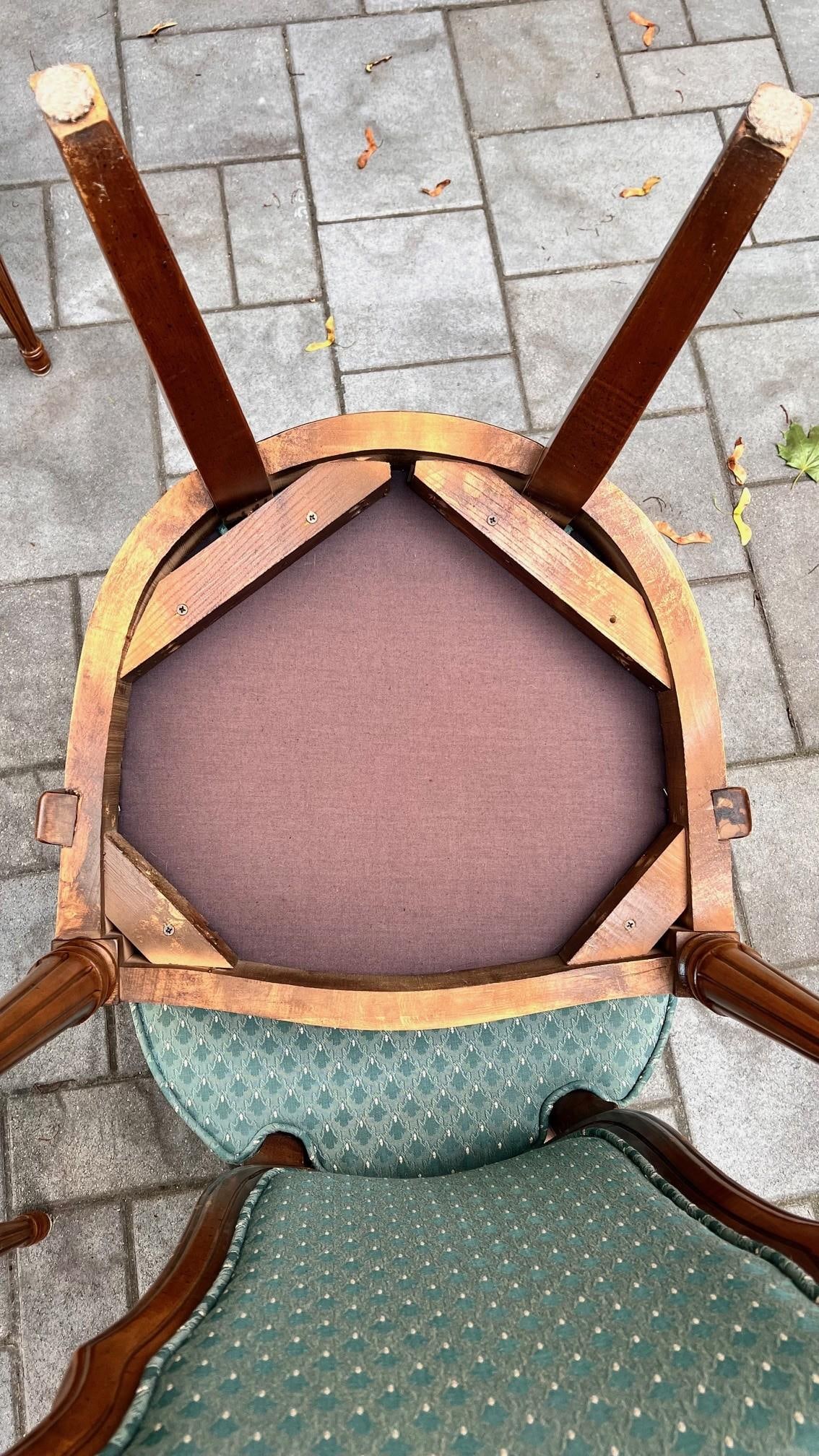 1980s White Furniture Co. Green Dining Chairs - Set of 8 - 10