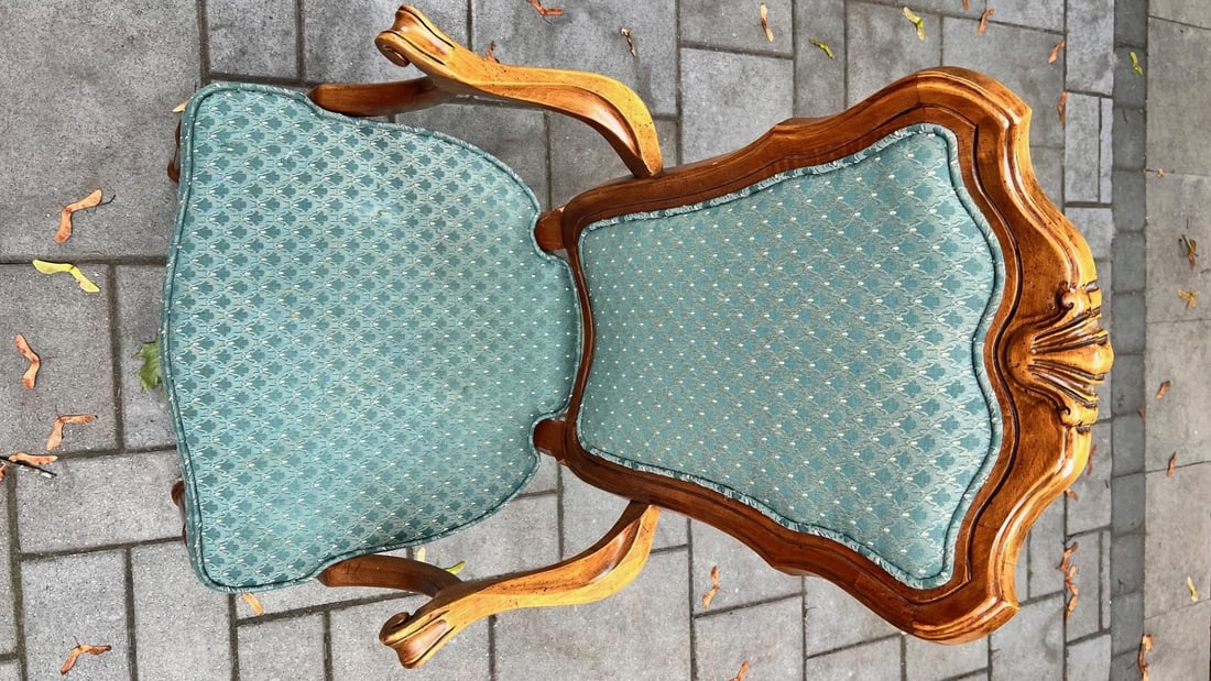 1980s White Furniture Co. Green Dining Chairs - Set of 8 - 12