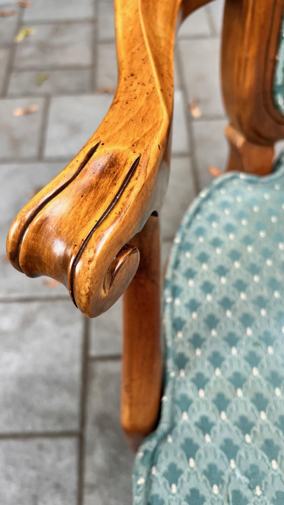 1980s White Furniture Co. Green Dining Chairs - Set of 8 - 8