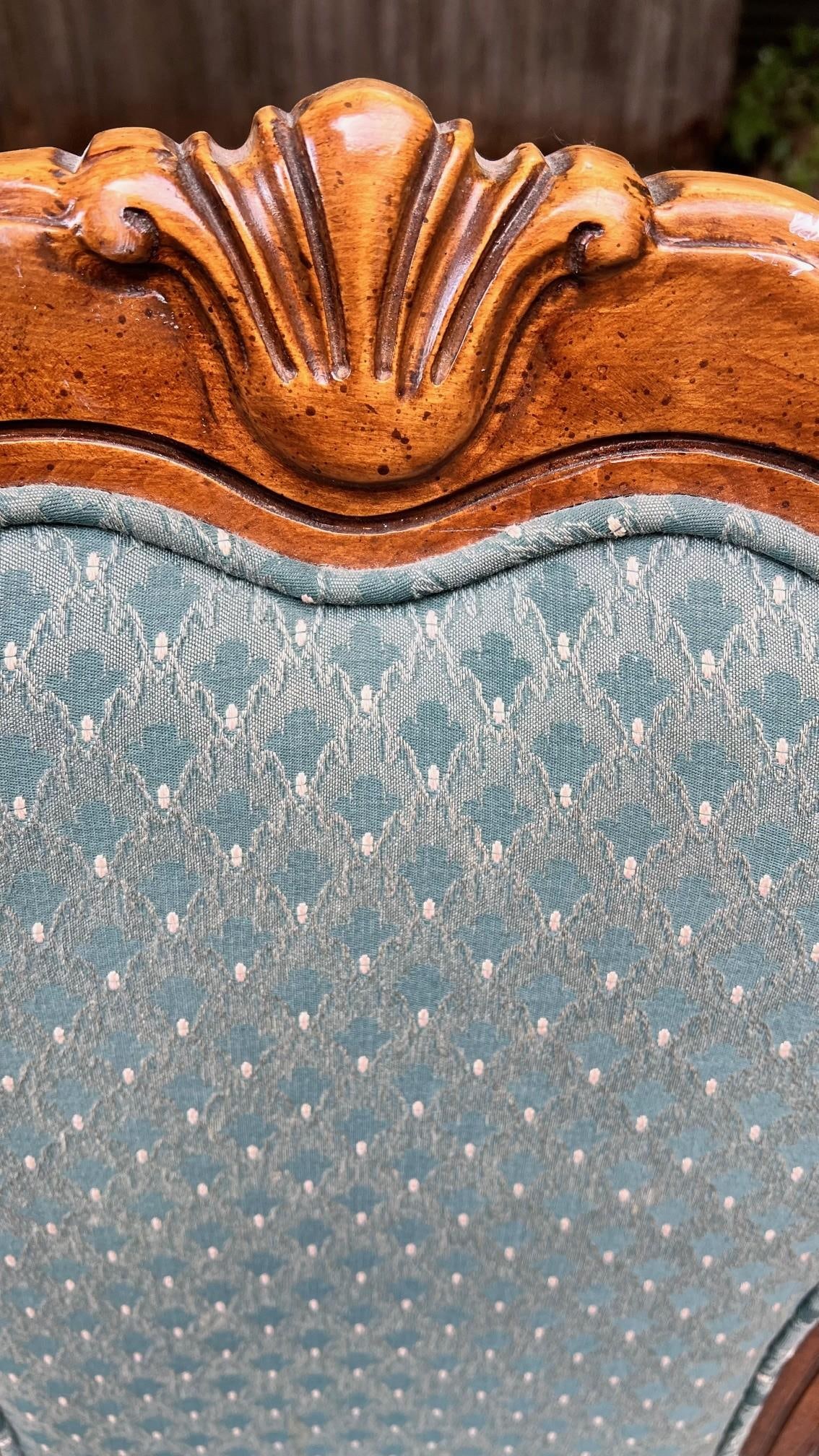 1980s White Furniture Co. Green Dining Chairs - Set of 8 - 9