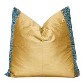 Pampas Festive Silk Euro Pillow Cover