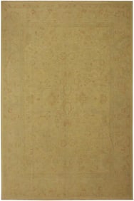 1970s Contemporary Ziegler Sun-Faded Beige Wool Rug -9'0 X 11'7