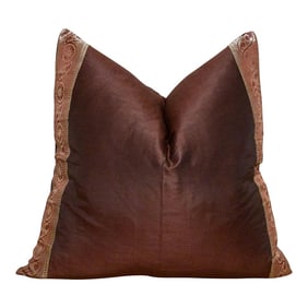 Syrah Festive Silk Euro Pillow Cover