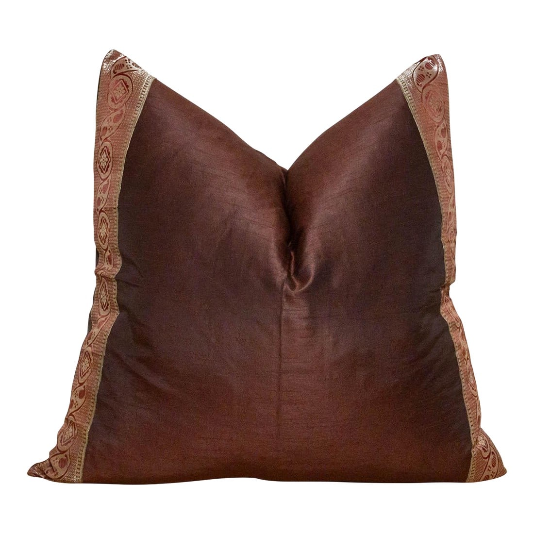 Syrah Festive Silk Euro Pillow Cover