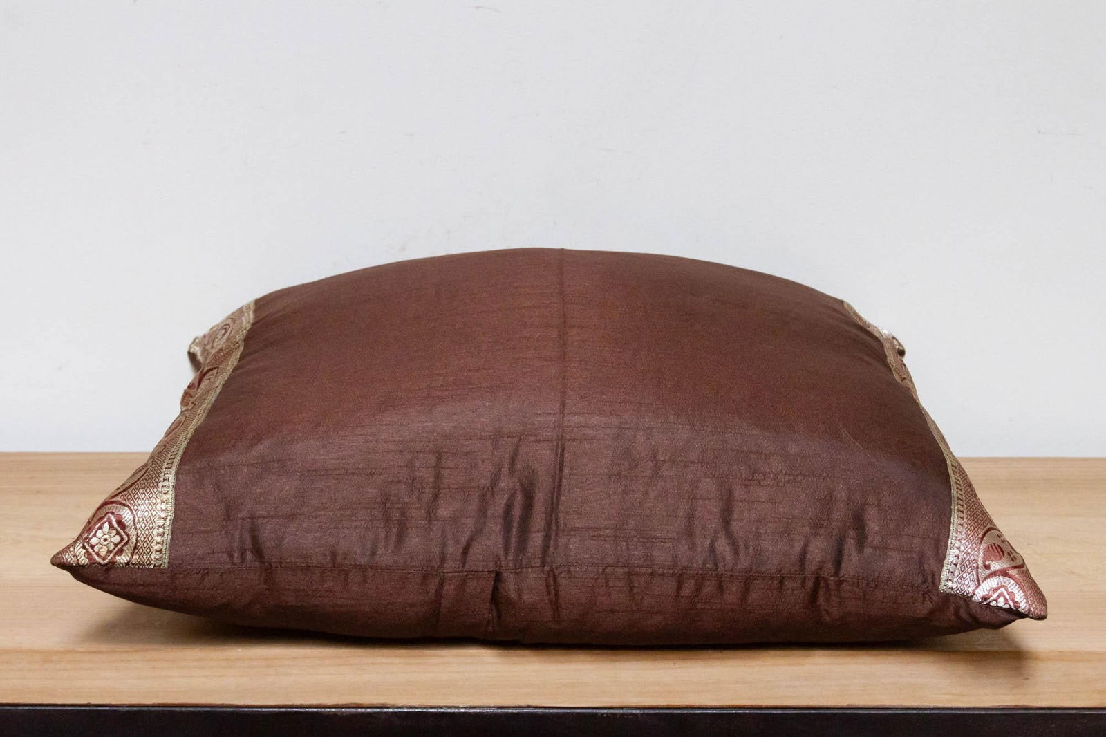 Syrah Festive Silk Euro Pillow Cover - 5