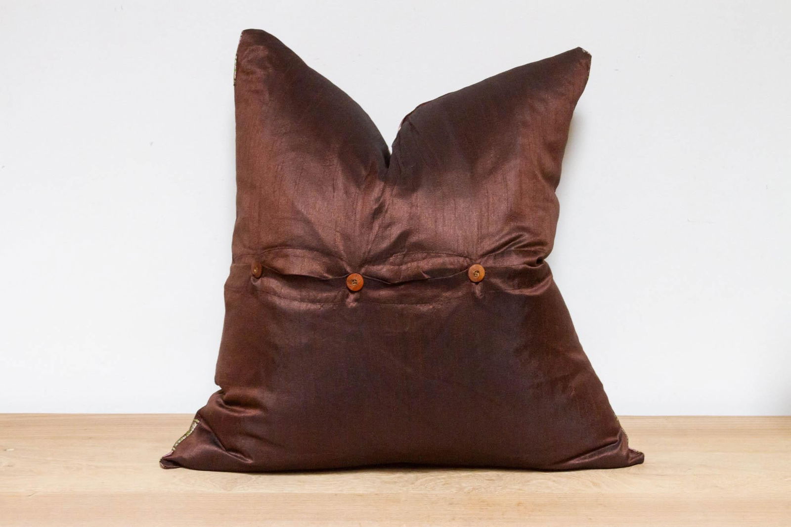 Ancient Copper Festive Silk Euro Pillow Cover - 6