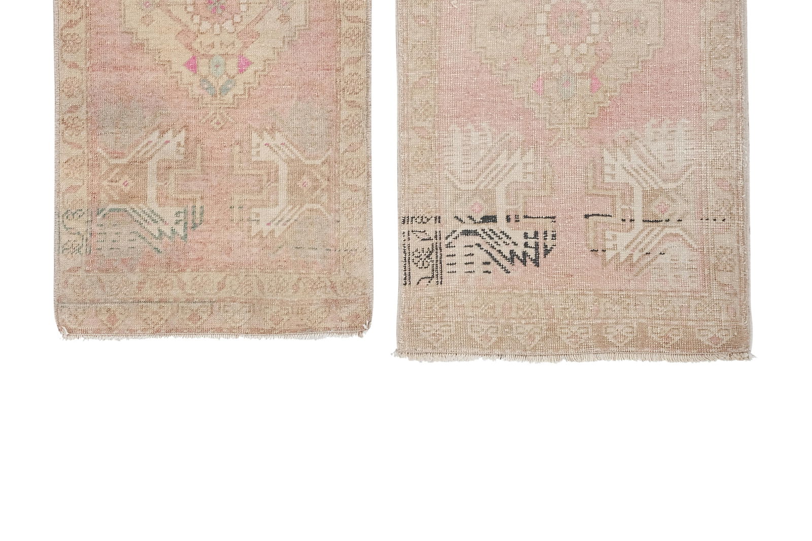 Faded Turkish Small Rug Carpet - Kitchen Rug - 3