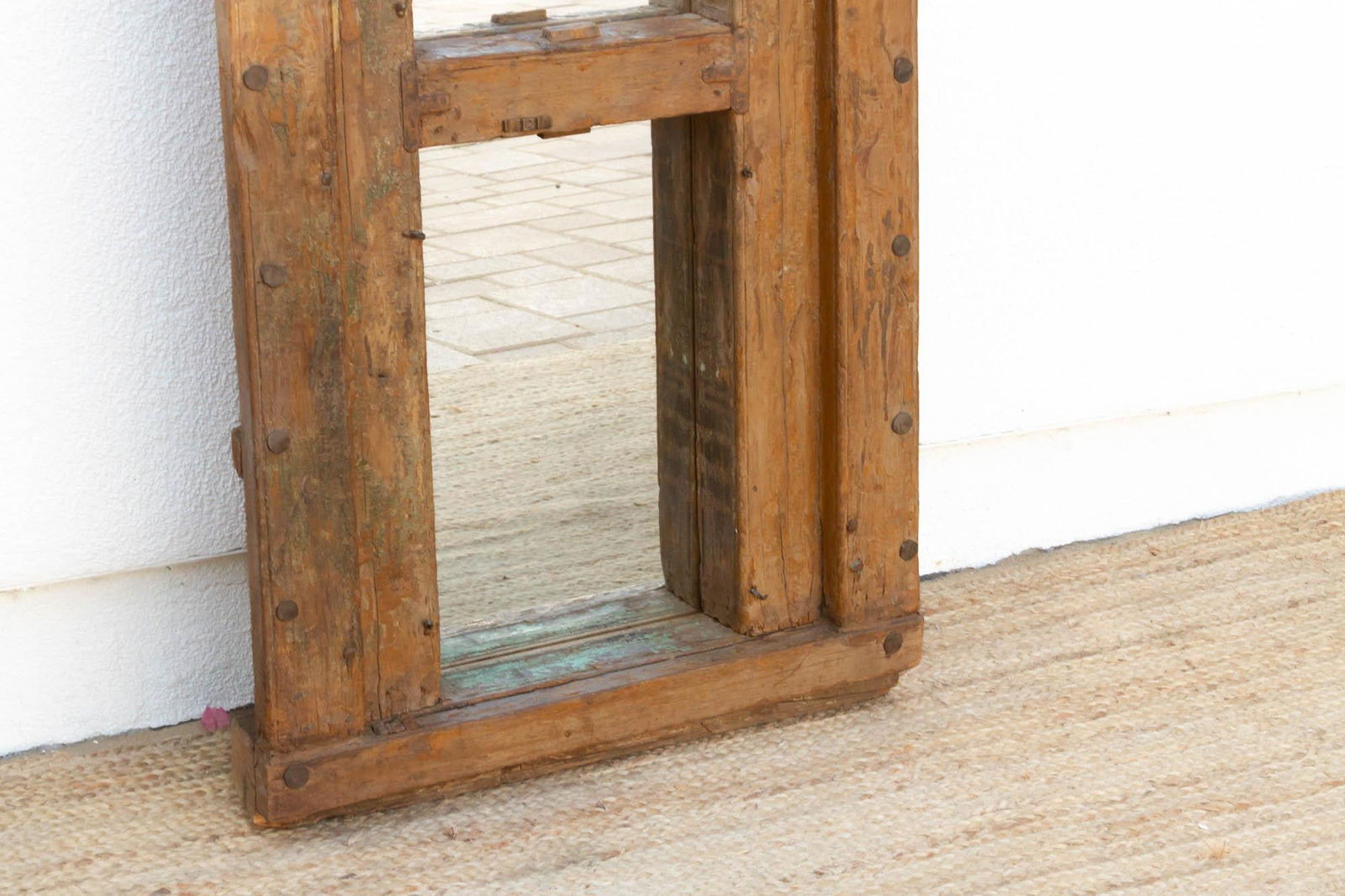 19th Century Rajasthani Tall & Slim Mirror - 5