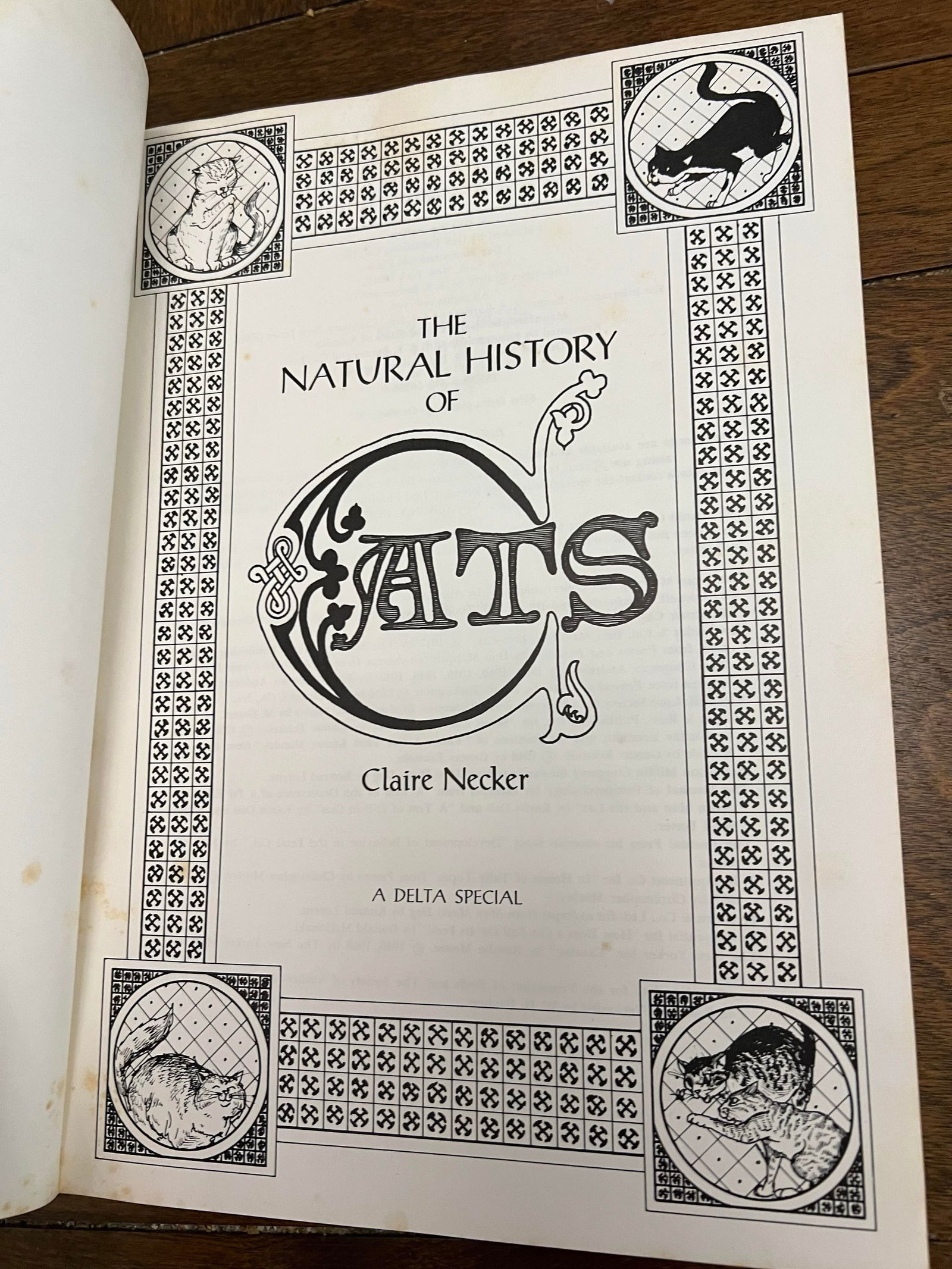 1970s Coffee Table Book "The Natural History of Cats" - 2