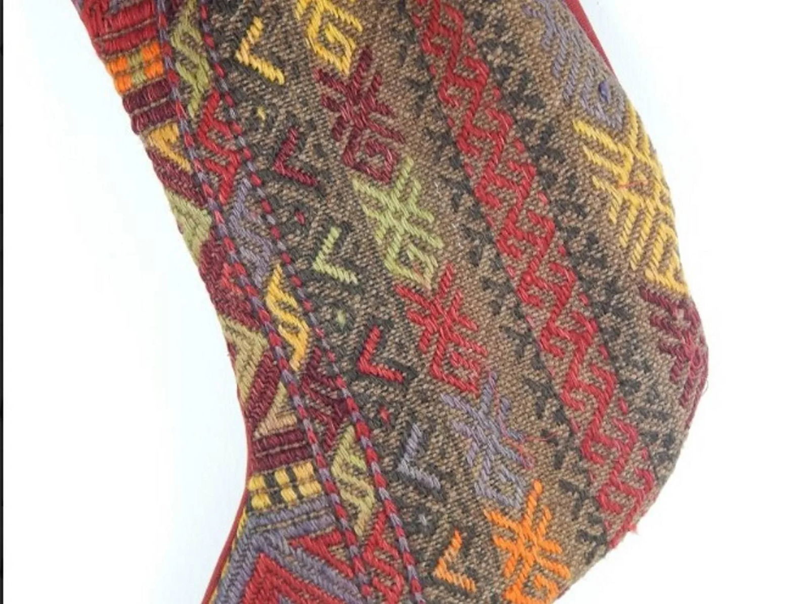 Vintage Kilim Christmas Stocking - 2