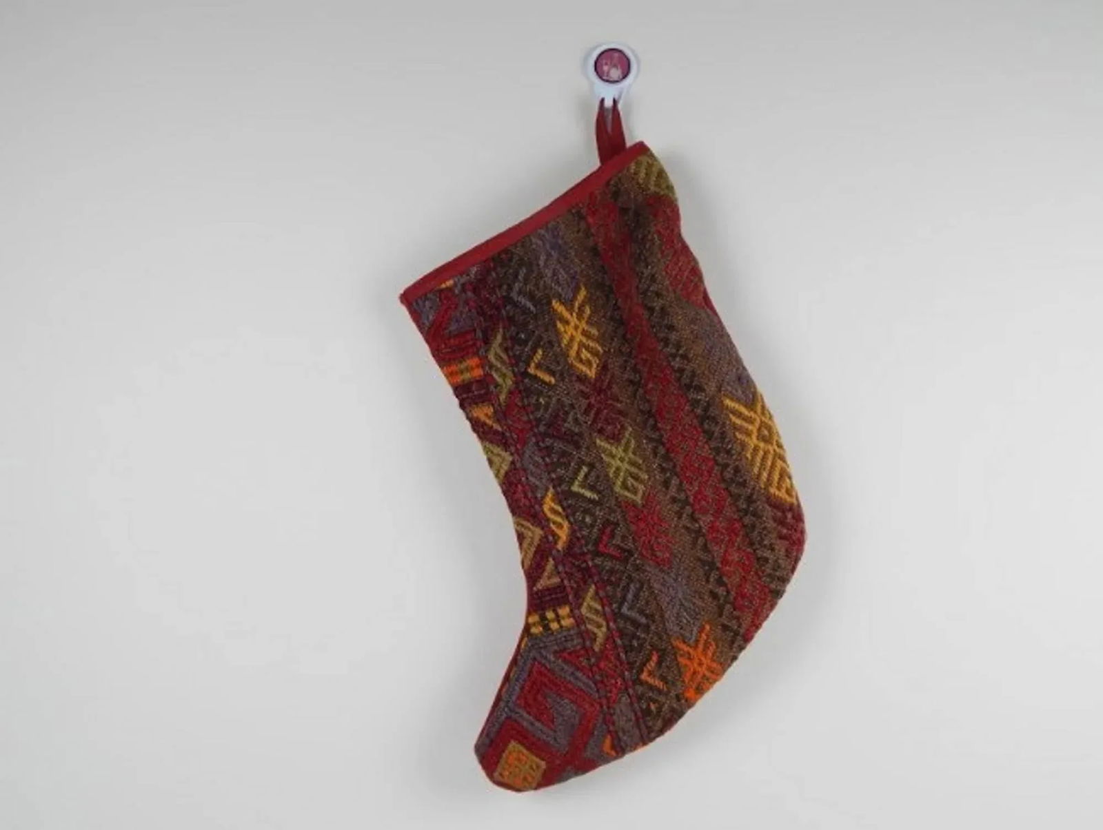 Vintage Kilim Christmas Stocking - 3