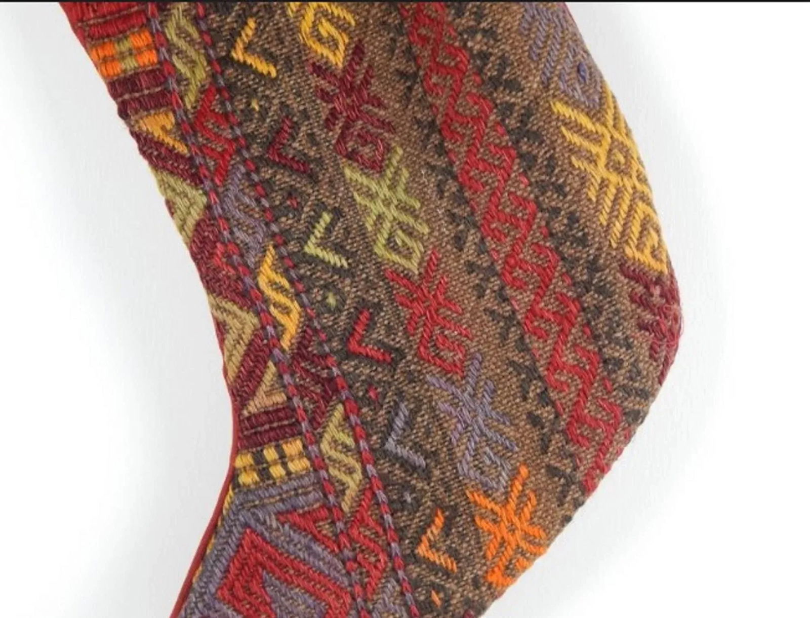 Vintage Kilim Christmas Stocking - 4