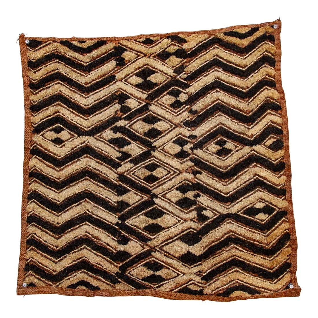 Earth Tones African Kuba Cloth Panel (1 of 7)