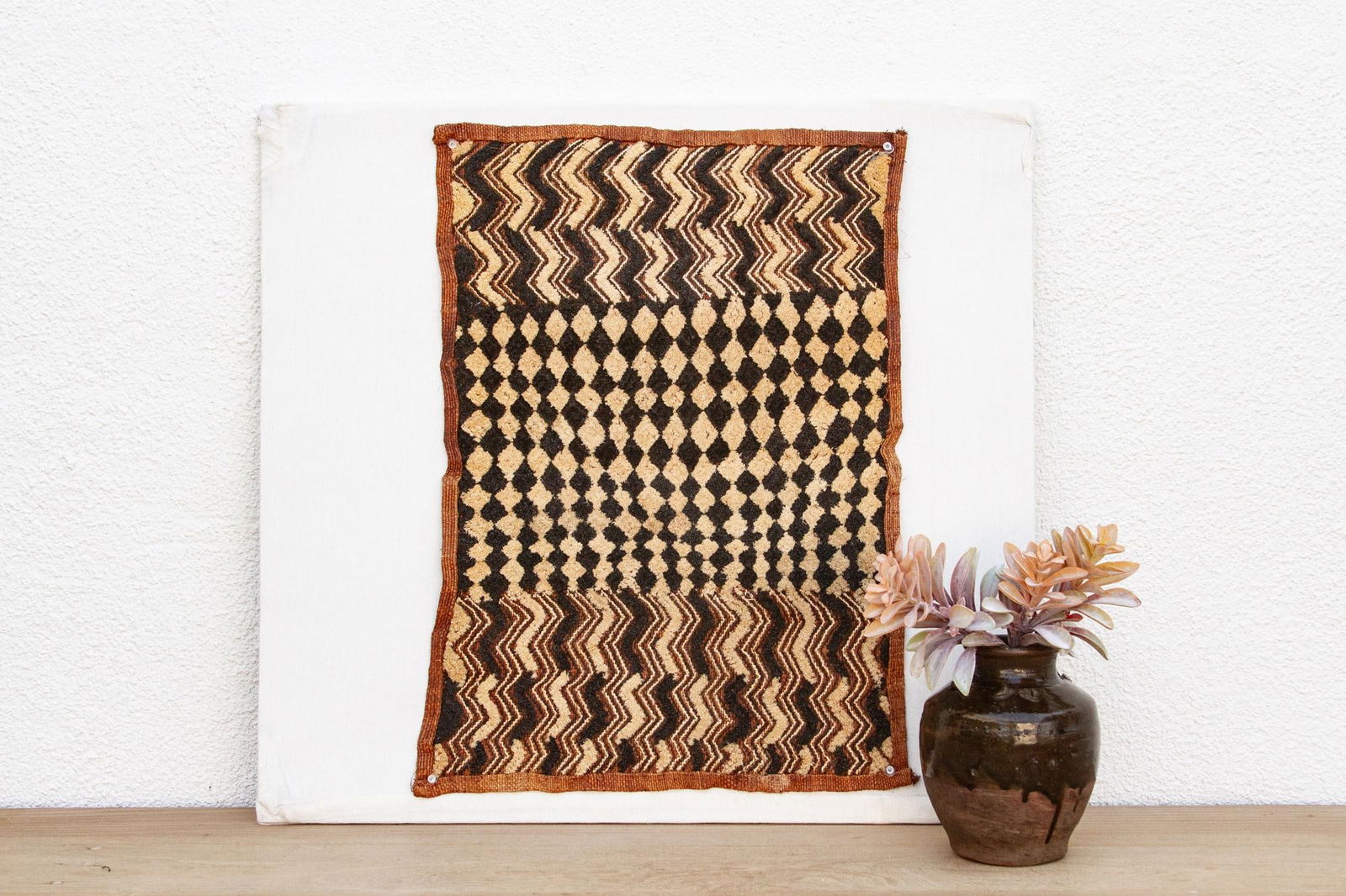 Kinshasha African Kuba Cloth Panel - 7
