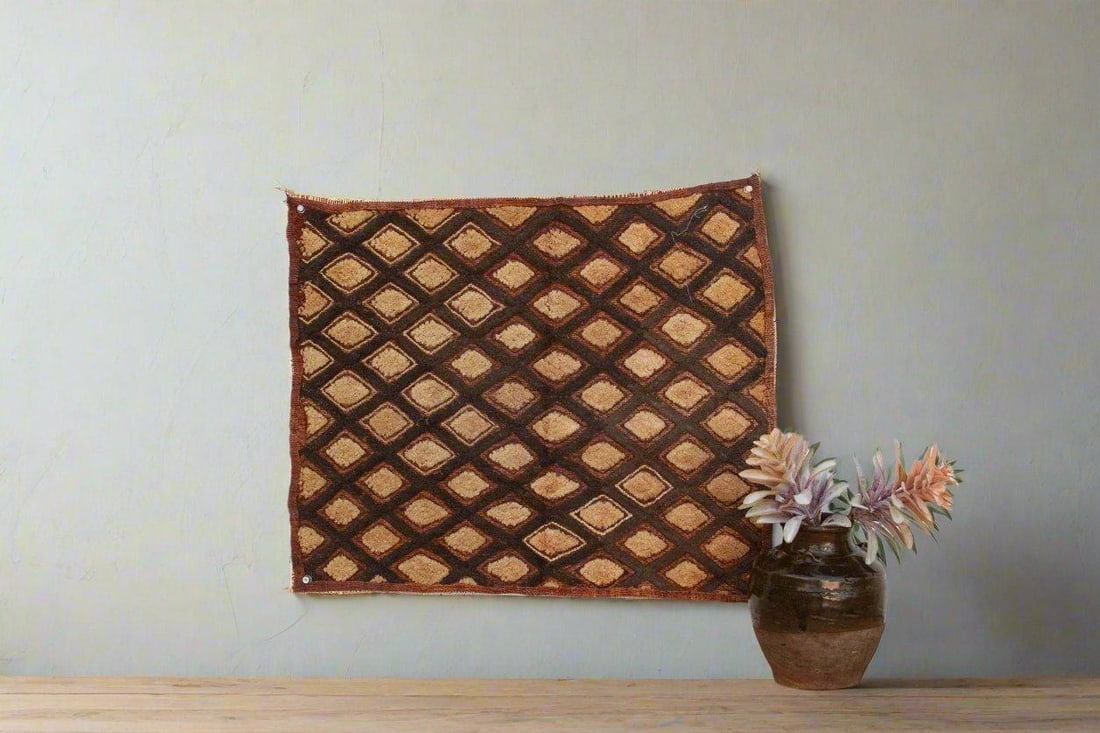 Celestial African Kuba Cloth Panel - 2