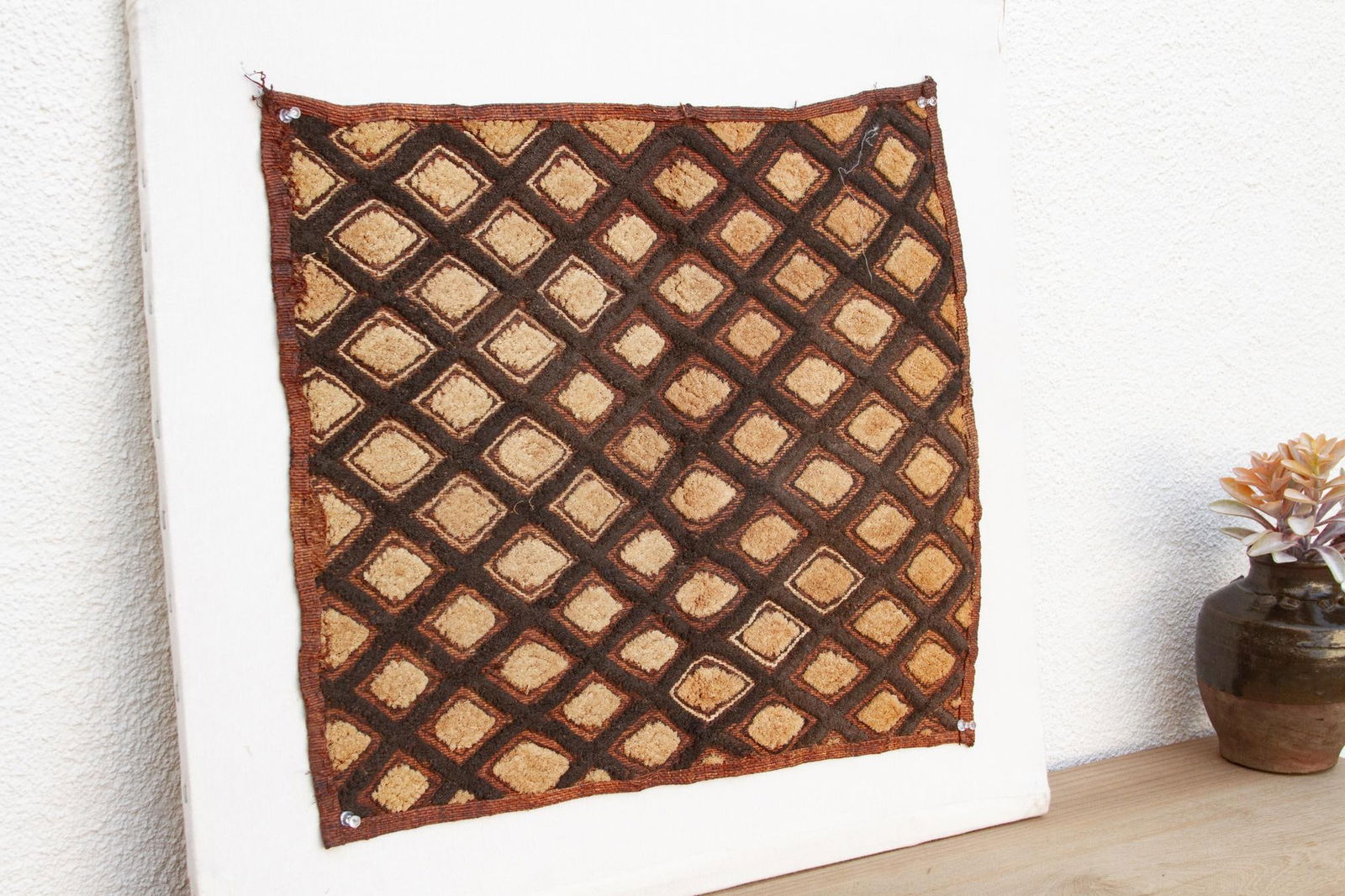 Celestial African Kuba Cloth Panel - 4