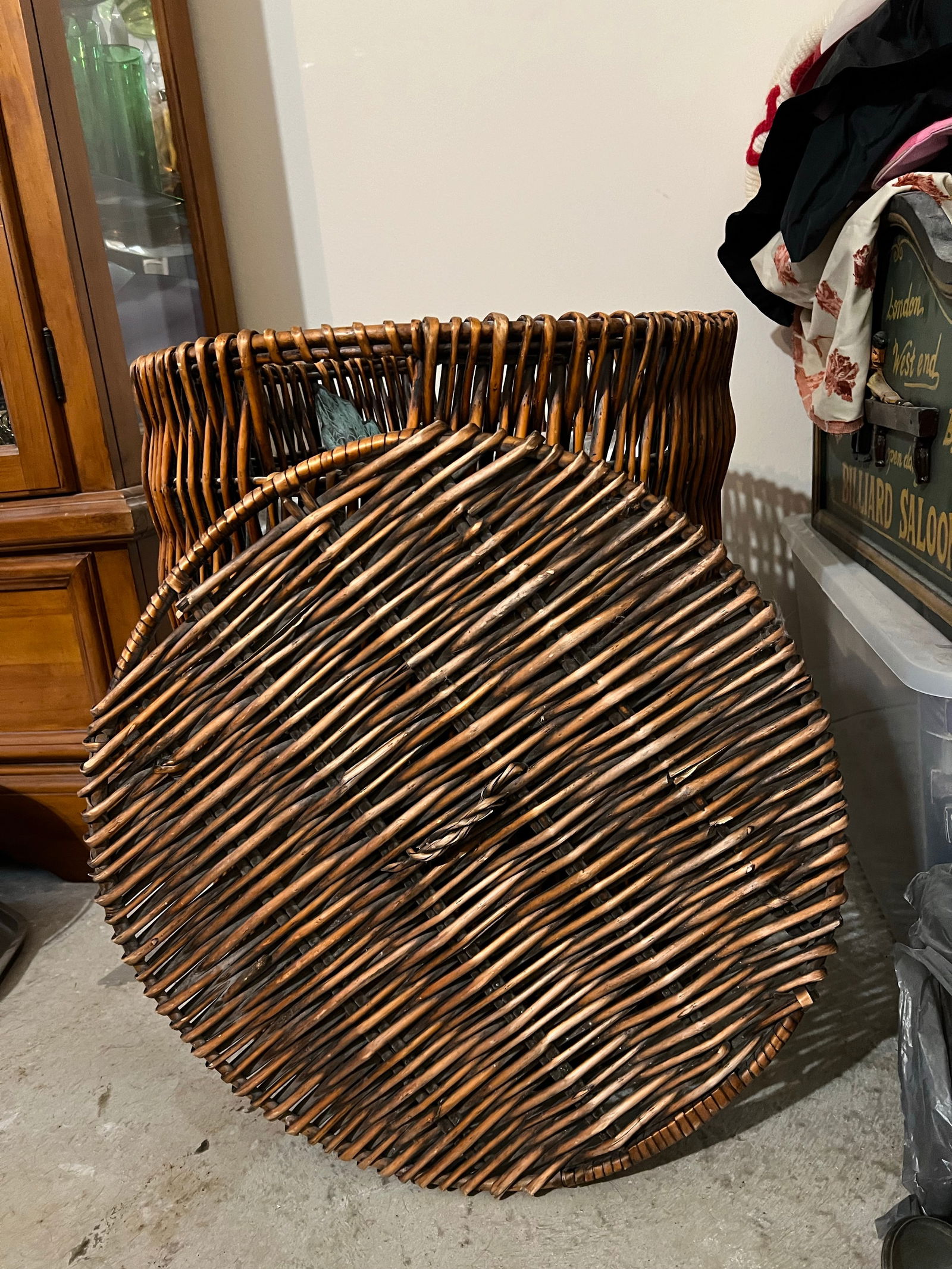 Late 20th Century Large Basket With Lid - 4