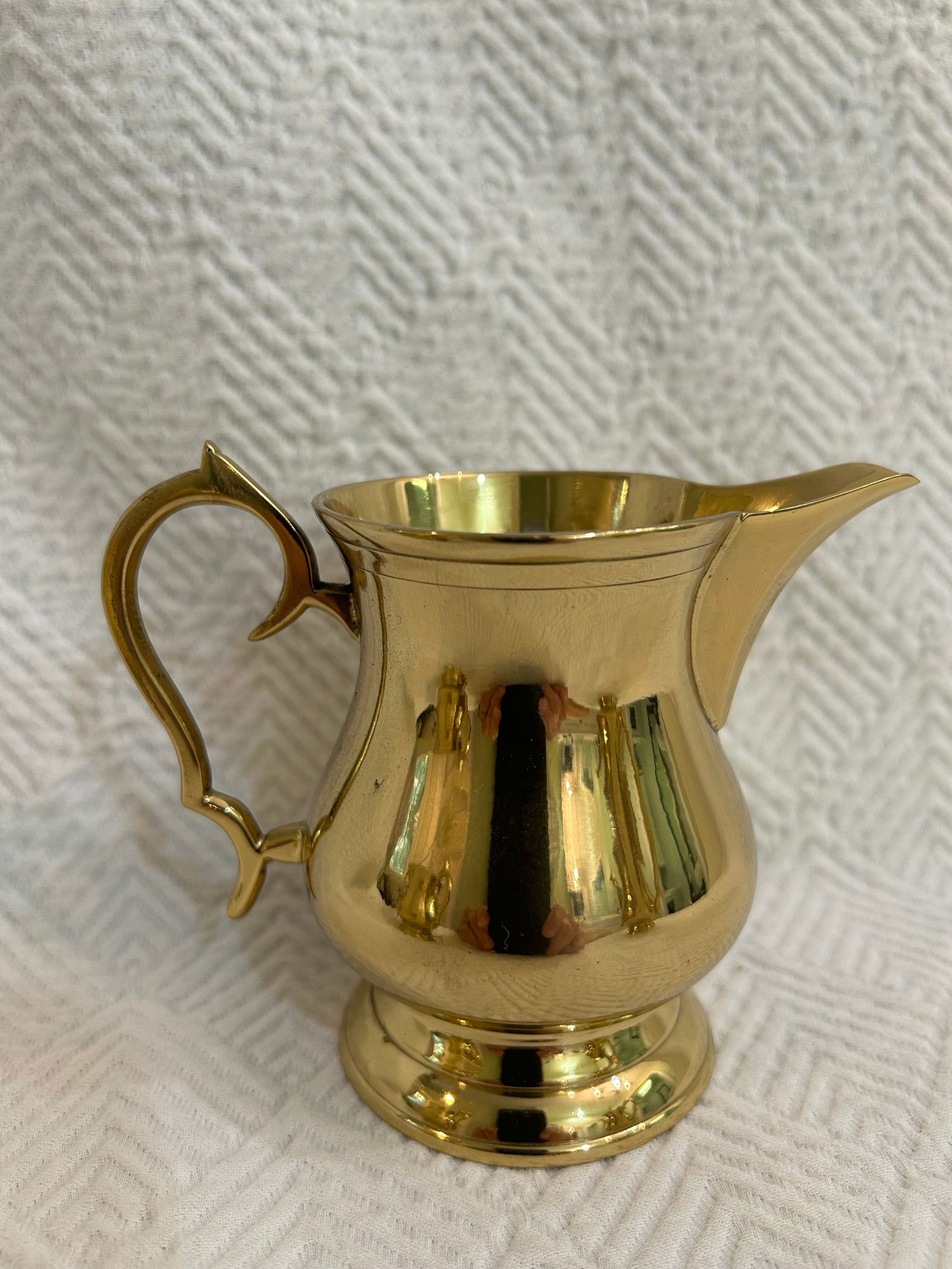 Vintage Lacquered Brass Tea Service - Set of 3 Pieces - 5