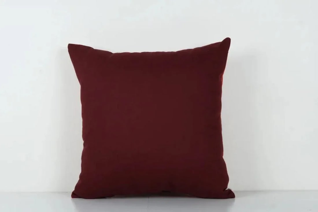 Uzbek Red Suzani Cushion Cover - 4
