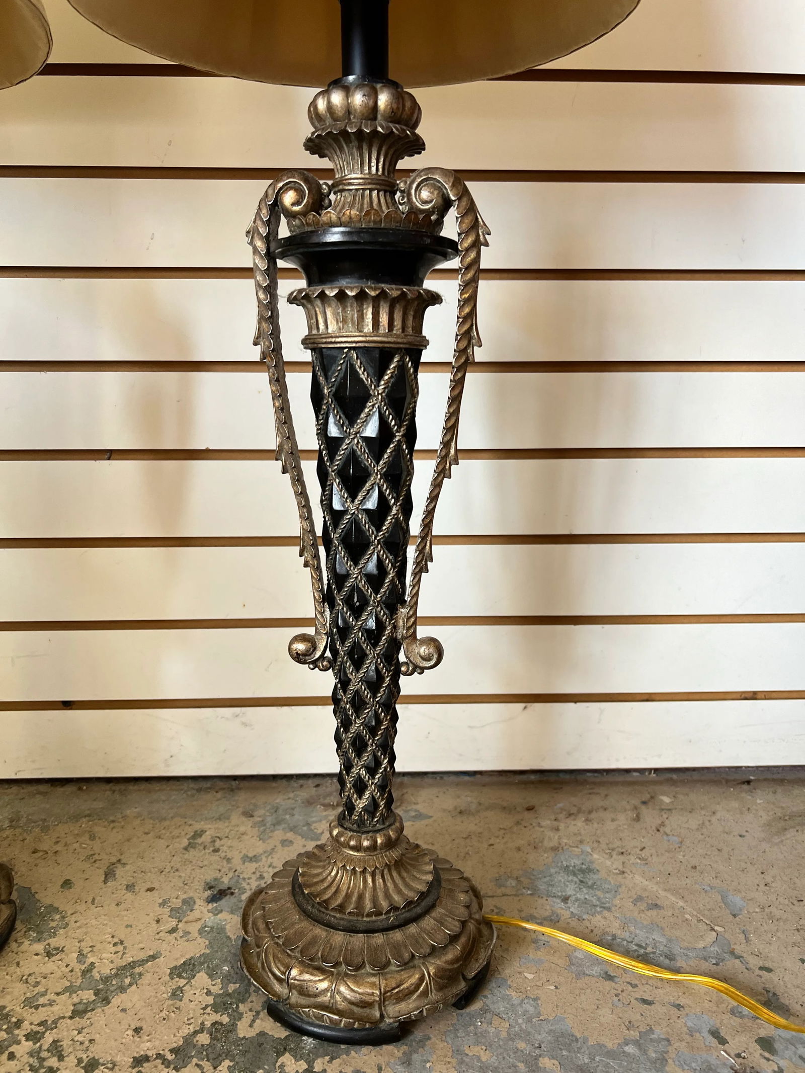 Vintage French Hollywood Regency Style Lamps - a Pair - 2