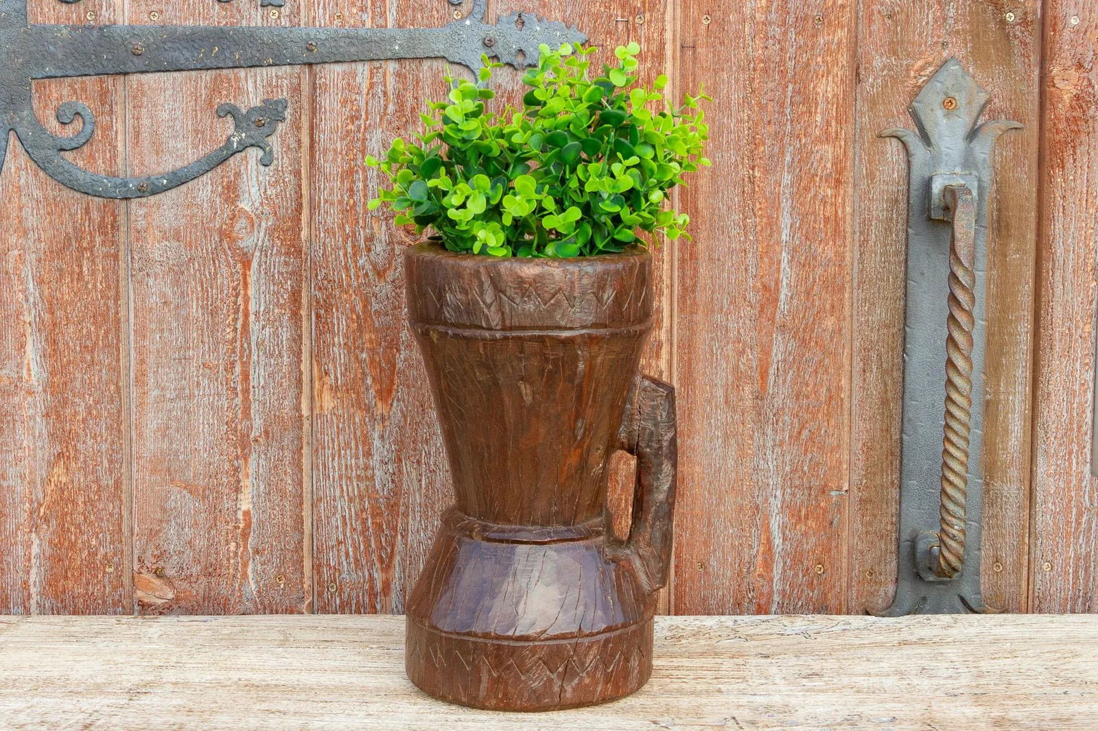 19th Century Omela Tribal Ghee Pot With Handle - 3