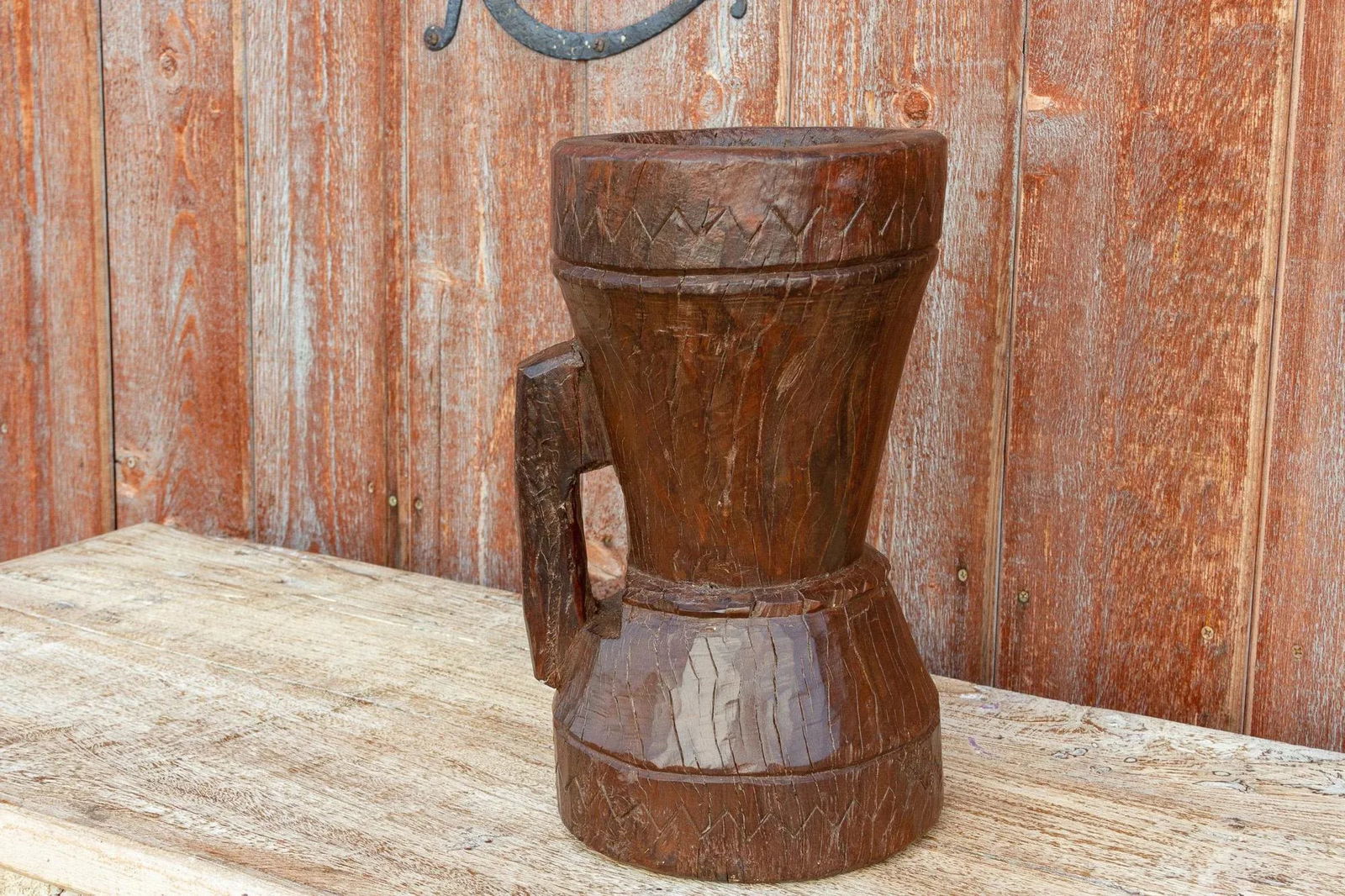 19th Century Omela Tribal Ghee Pot With Handle - 6