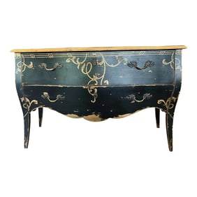 1990s Lillian August Distressed Chest of Drawers