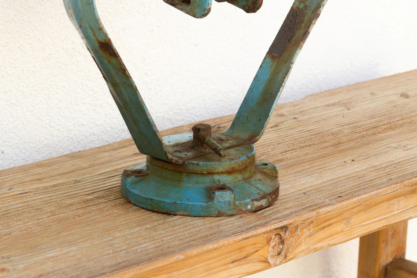 Antique Metal Sea Blue Ship Spotlight - 4
