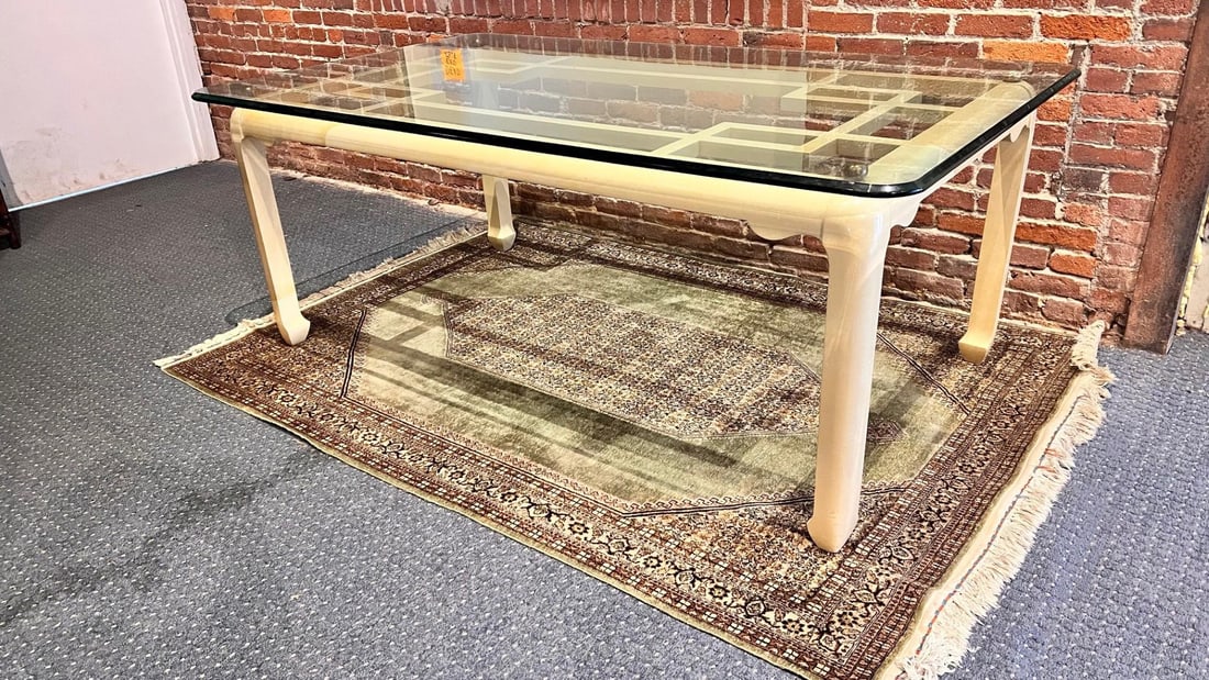 Raymond Sobota 1990s Faux Goatskin Dining Table - 2