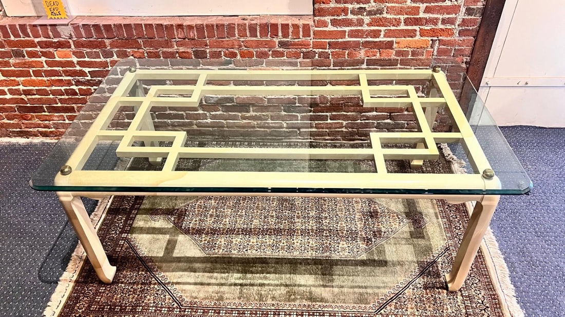 Raymond Sobota 1990s Faux Goatskin Dining Table - 3