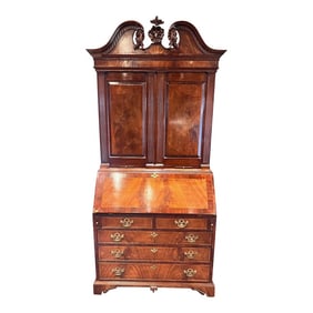 1990s Alfonso Marina Spanish-Colonial Secretary Desk