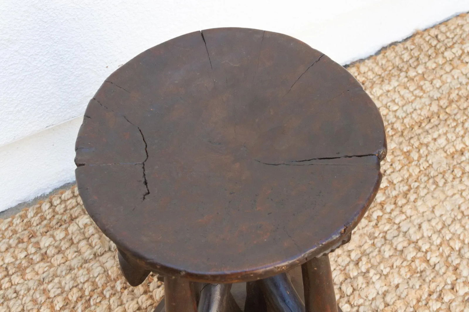 Tribal Songye Figwal Carved Stool - 6
