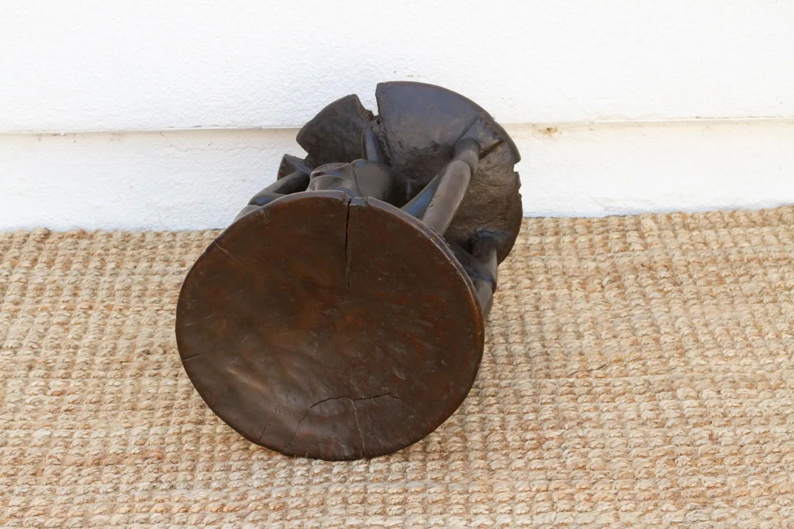 Tribal Songye Figwal Carved Stool - 8