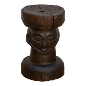 Antique African Carved Chief's Stool