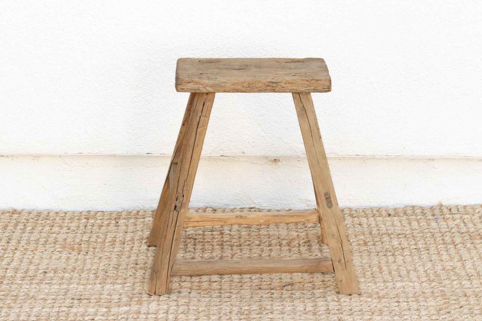 Antique Charming Country Stool - 3