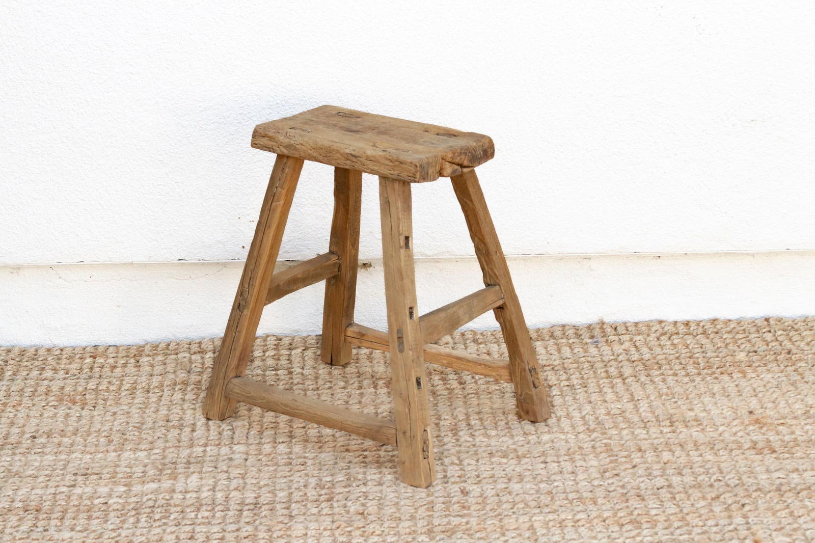 Antique Charming Country Stool - 4