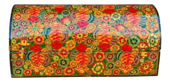 Mid 20th Century Dome Top Kashmiri Bangle Box