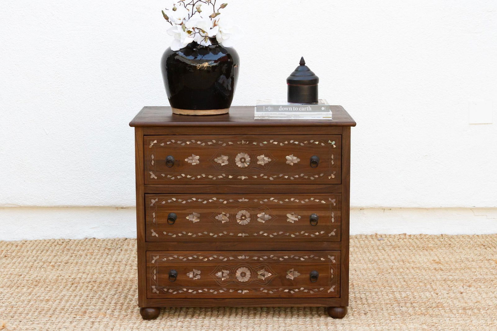 Mother of Pearl Inlay Damascus Dresser - 12