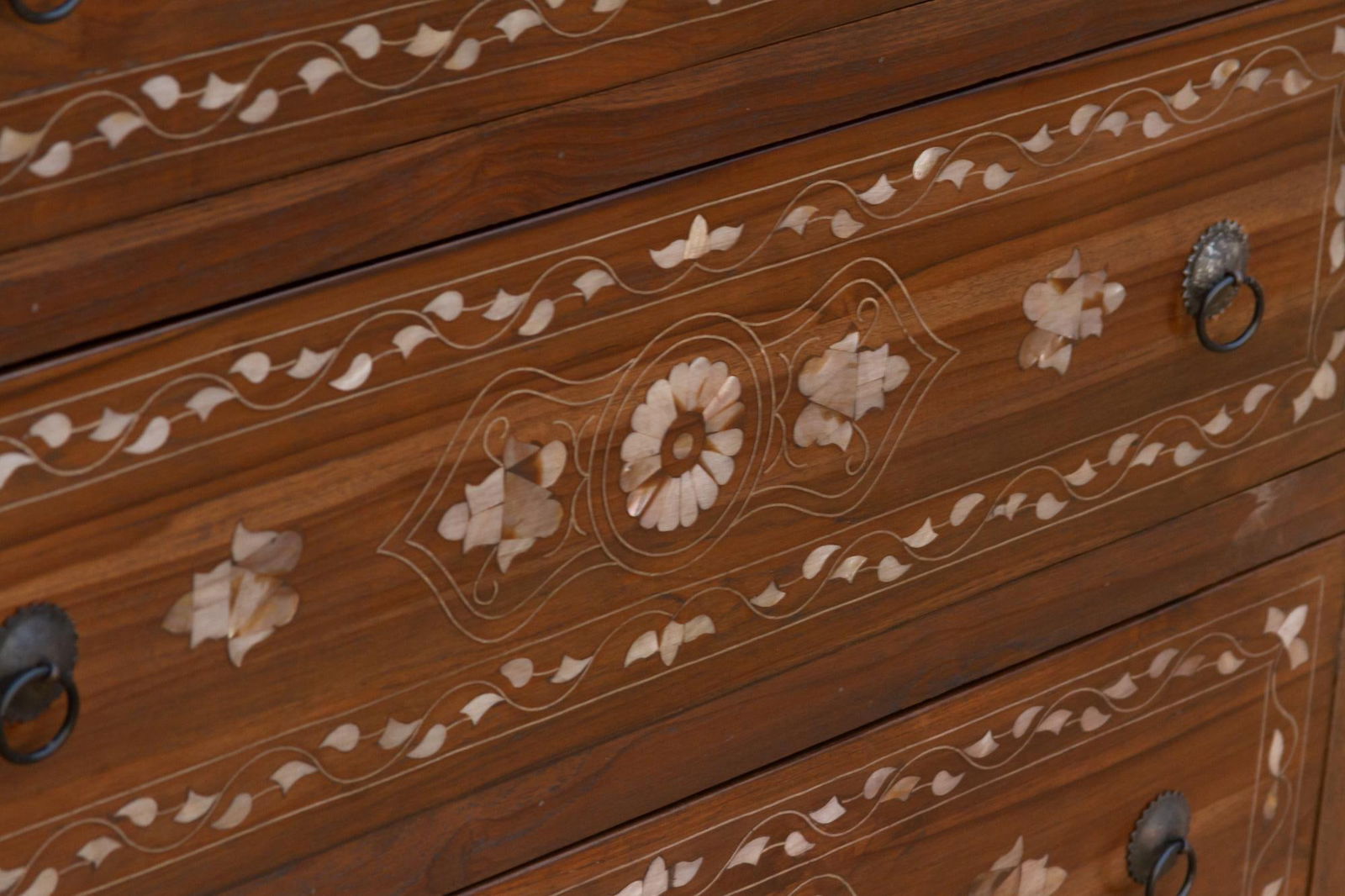 Mother of Pearl Inlay Damascus Dresser - 7