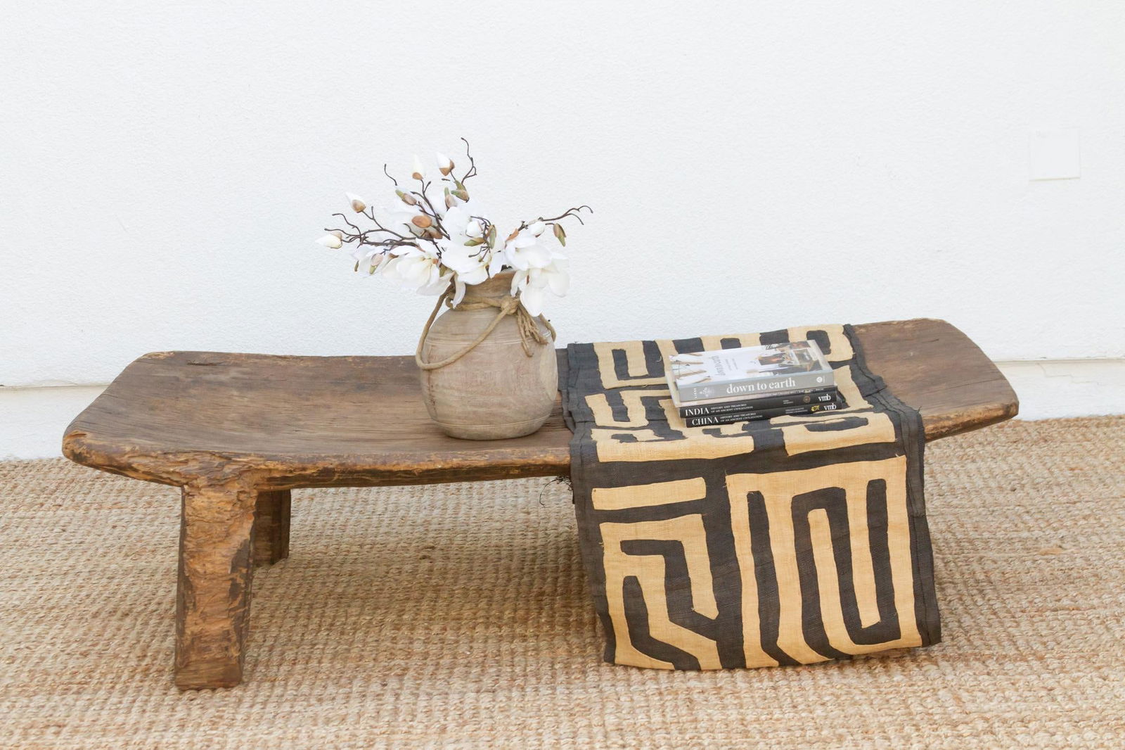 Antique Farmhouse Style Senufo Coffee Table - 2