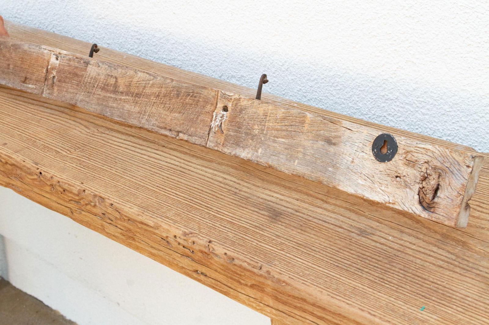 Antique Indian Carving Wall Hook - 7