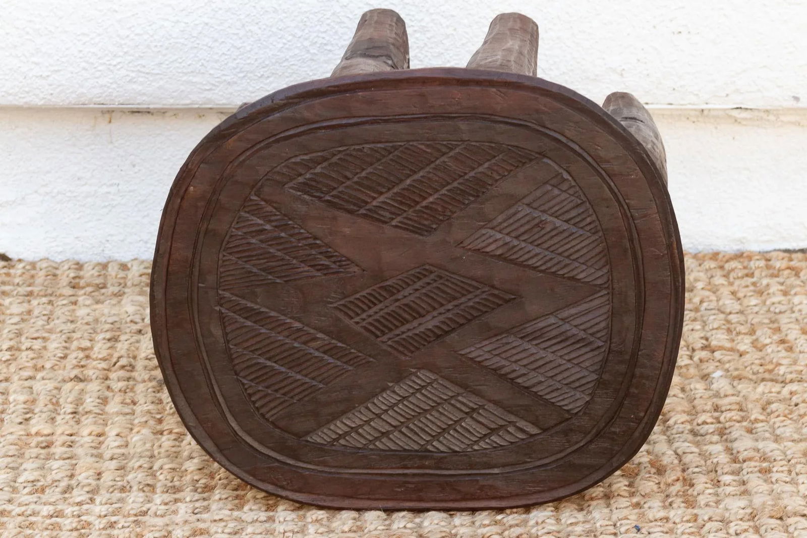 Egan Nupe Rustic African Stool - 6