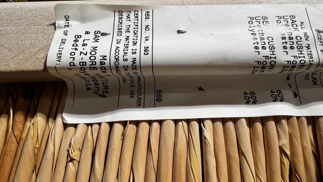 1990s Sam Moore French Country Toile Cotton Upholstery Fabric Settee - 11