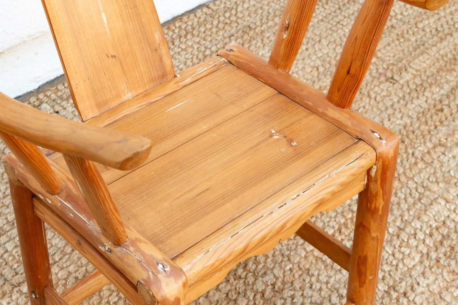 Antique Country Style Horse Shoe Chair - 6